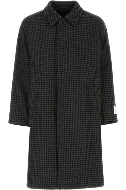 Études Coats & Jackets for Men Études Embroidered Wool Blend Coat