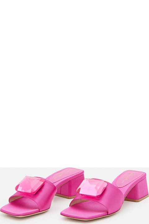 Homeware Gianvito Rossi 45mm Satin Sandals