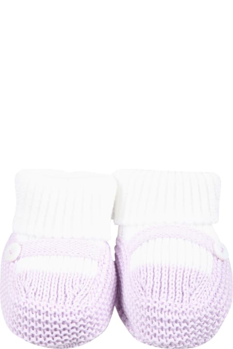 Accessories & Gifts for Baby Girls Little Bear Wisteria Bootees For Baby Girl