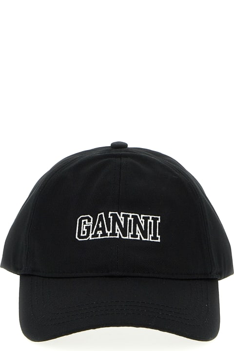 Hats for Women Ganni Logo Cap