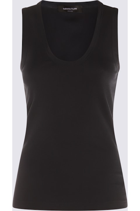 Fabiana Filippi for Women Fabiana Filippi Dark Blue Cotton Top