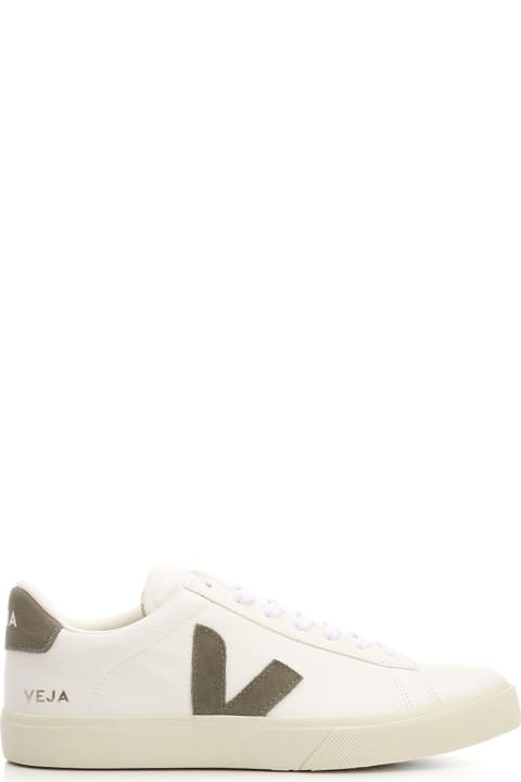 Homeware Veja 'campo' Sneakers With Khaki Green Logo