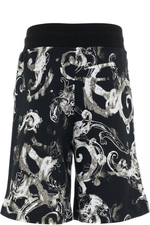 Versace Jeans Couture Pants for Men Versace Jeans Couture Barocco-printed Drawstring Track Shorts