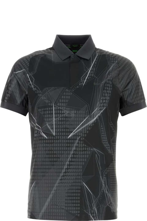 Hugo Boss for Men Hugo Boss Printed Polyester Polo Shirt