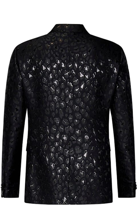 Versace Clothing for Men Versace Pattern-printed Single-breasted Tailored Blazer