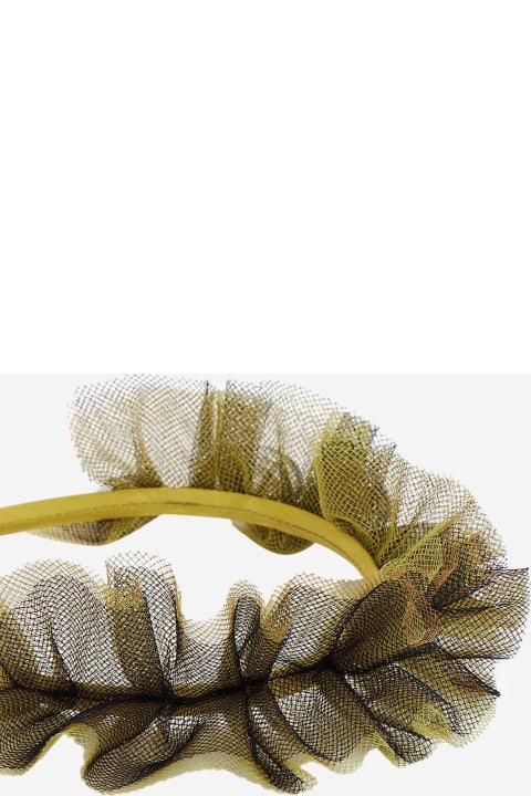 Accessories & Gifts for Girls Bonpoint Ruffled Tulle Headband