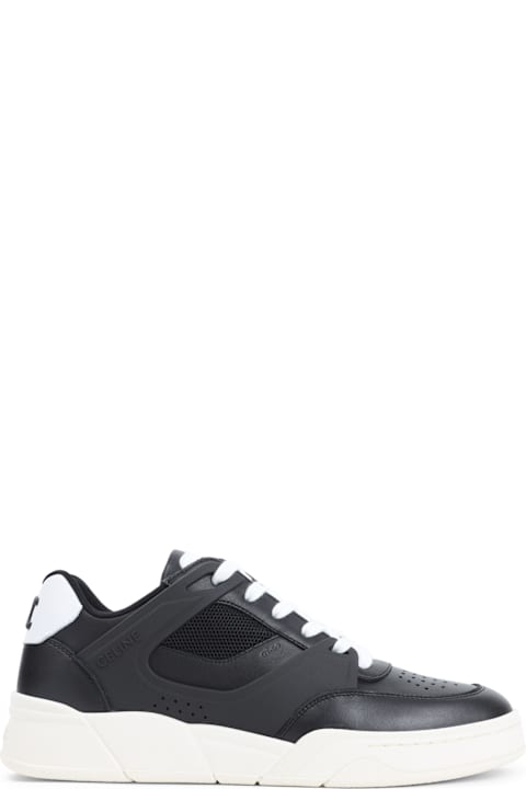 Celine for Kids Celine Ct-09 Leather, Rubber And Mesh Sneakers