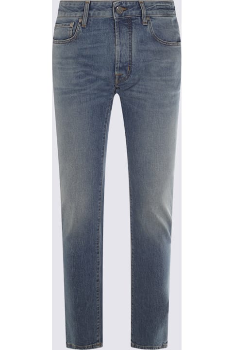 Jacob Cohen الملابس لـ القسم الرجالي Jacob Cohen Blue Cotton Bard Jeans