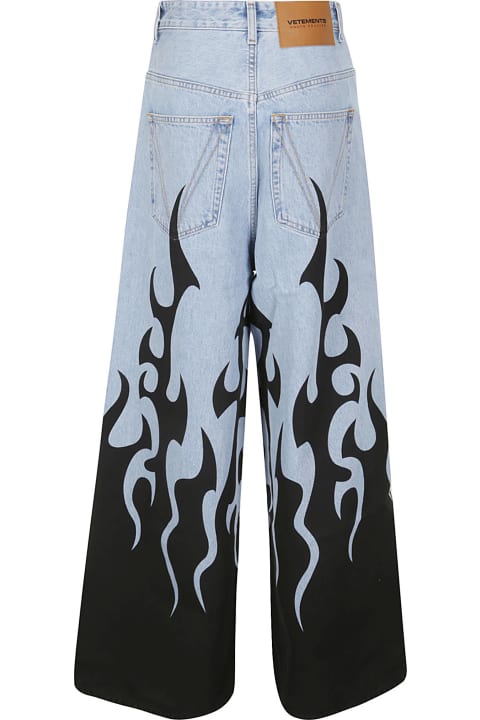 Fashion for Women VETEMENTS Fire Big Shape Jeans