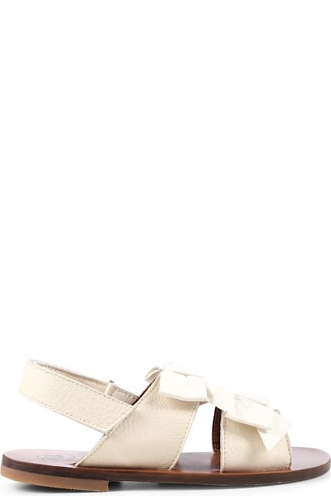 Homeware Pèpè Ivory Sandals For Girl