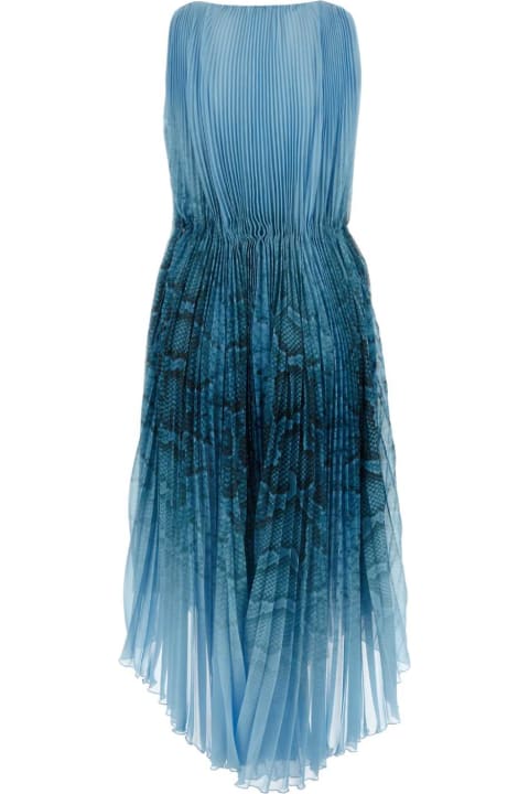 Fashion for Women Ermanno Scervino Light Blue Polyester Dress