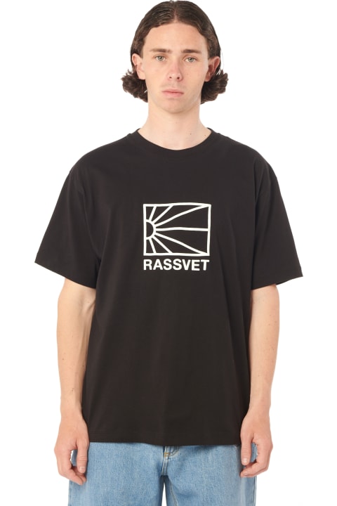 メンズ PACCBETのトップス PACCBET Big Logo Tee Shirt Knit