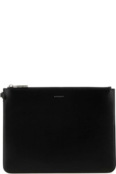 Givenchy for Men Givenchy Black Leather Clutch