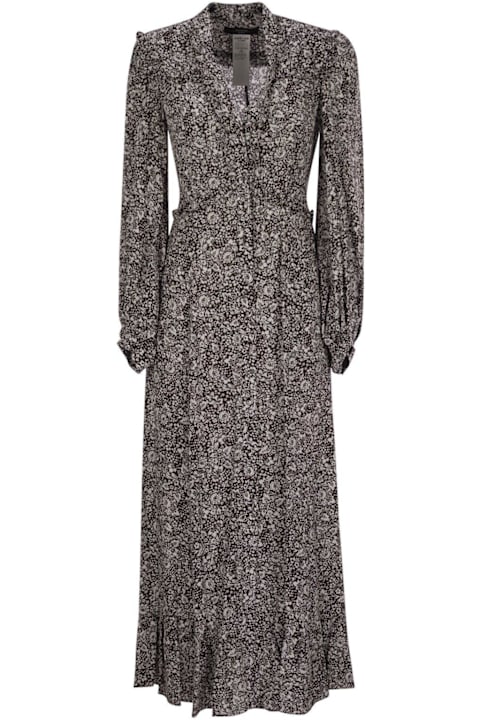 Weekend Max Mara Dresses for Women Weekend Max Mara All-over Patterned Long-sleeved Dress