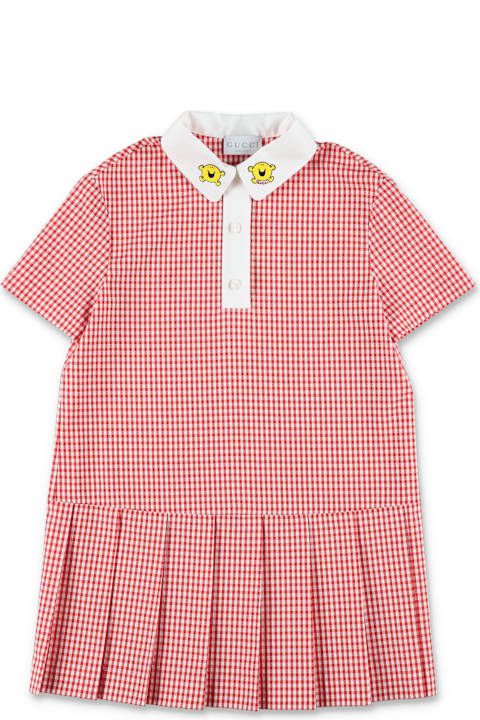 Homeware Gucci Gucci Girls Checked Cotton Dress