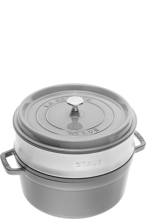 أدوات المائدة Staub Cocotte Con Cestello A Vapore Rotonda