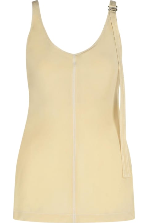 SportMax for Women SportMax 'waser' Beige Viscose Tank Top
