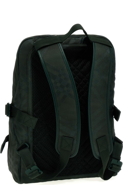 Bags for Men Burberry Check Backpack