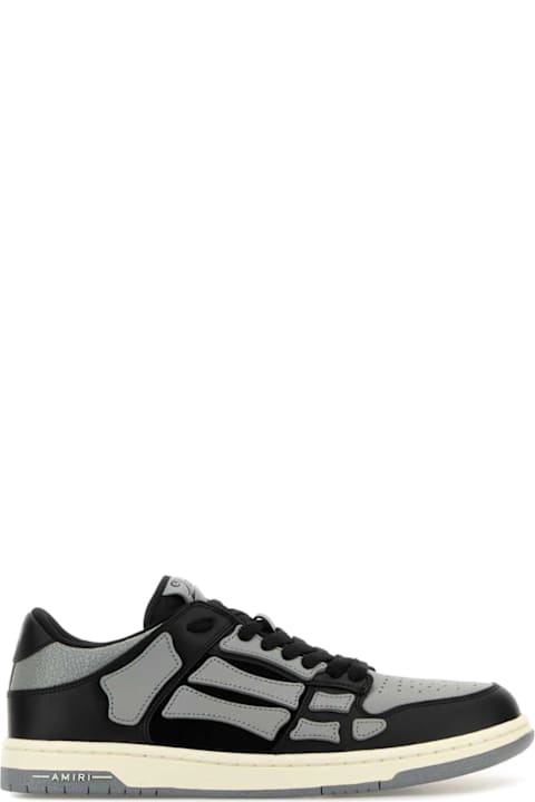 AMIRI for Men AMIRI Two-tone Leather Skel Sneakers