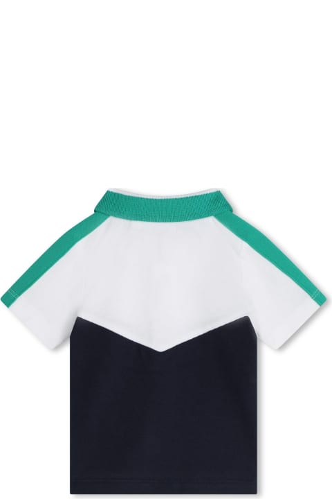 Topwear for Baby Girls Hugo Boss Polo Con Design Color-block