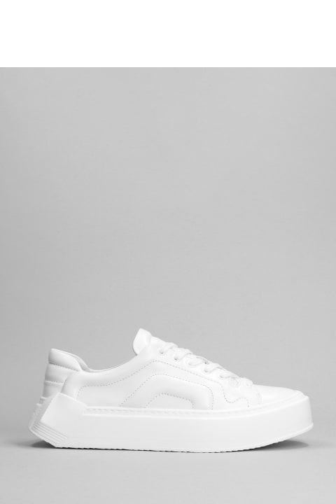 Cubix Sneakers In White Leather