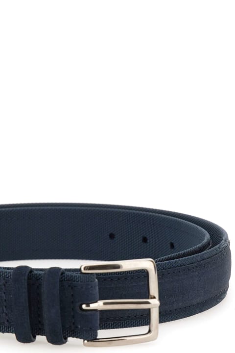Orciani for Men Orciani ''amalfi Active'' Suede And Fabric Belt