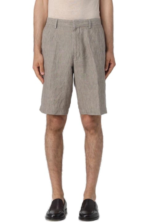Pants for Men Zegna Pleated Shorts Zegna