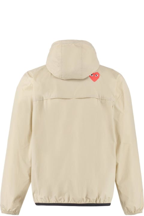 Coats & Jackets for Women Comme des Garçons Play X K-way Half-zipped Jacket