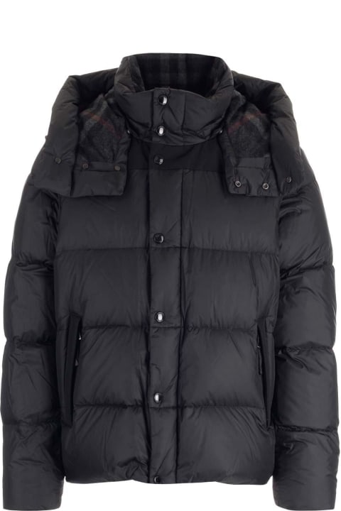 Burberry for Men Burberry Logo Patch Hooded Puffer Jacket