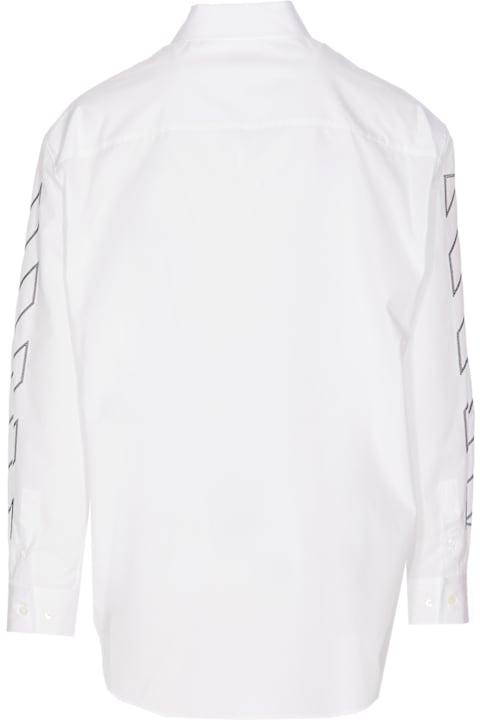 Homeware Off-White Diag Over Shirt