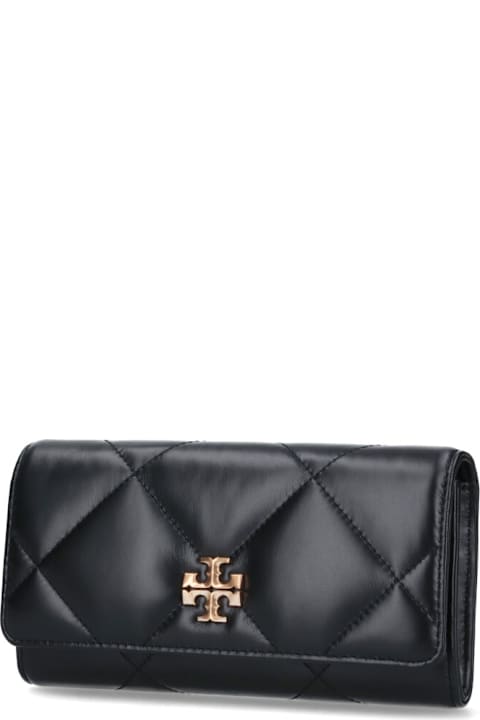 Tory Burch محافظ لـ السيدات Tory Burch Logo Wallet