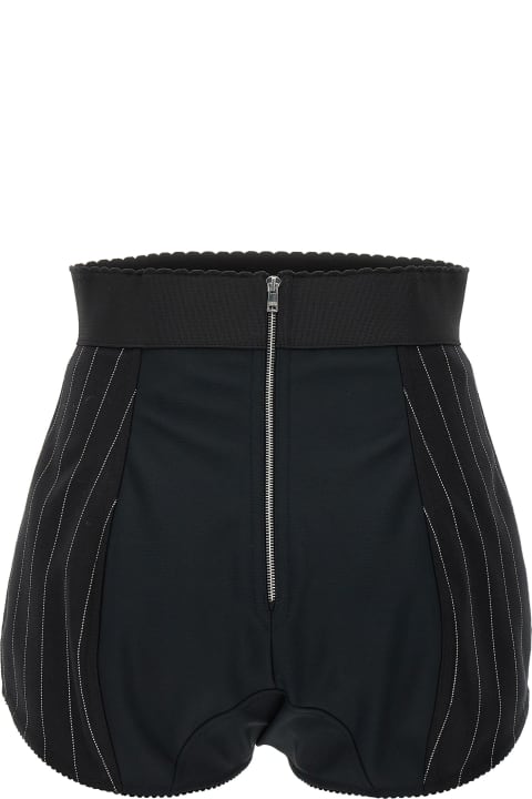 Dolce & Gabbana Pants & Shorts for Women Dolce & Gabbana Pinstriped Boyshorts