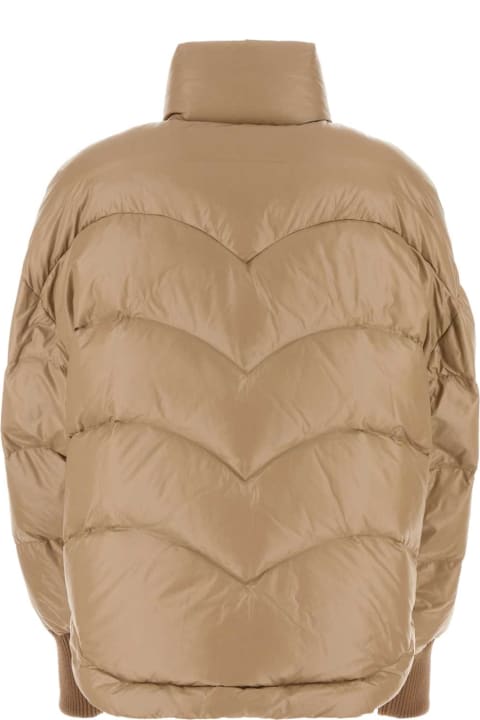 Khrisjoy Coats & Jackets for Women Khrisjoy Beige Nylon Down Jacket