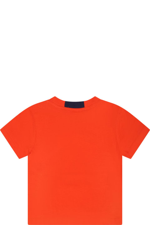Timberland for Kids Timberland T-shirt Orange Pour Bébé Garçon Avec Logo