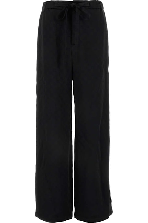 Gucci Pants & Shorts for Women Gucci Embroidered Satin Pant