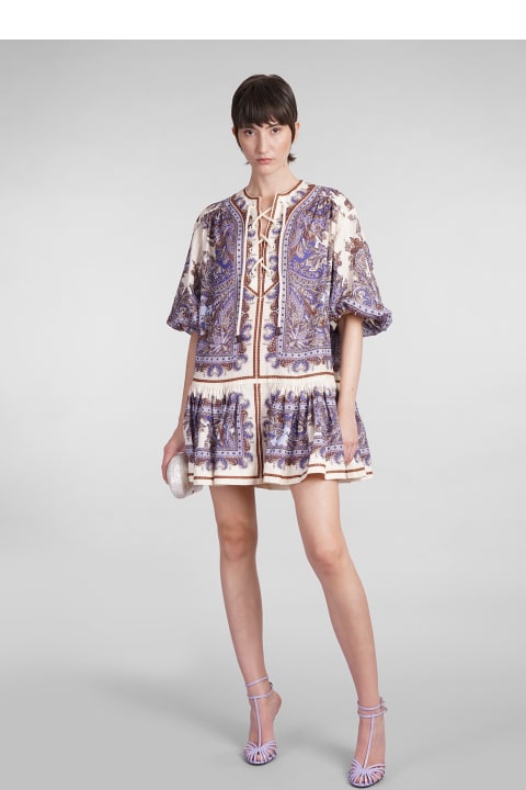 Fashion for Women Zimmermann Dress In Viola Linen