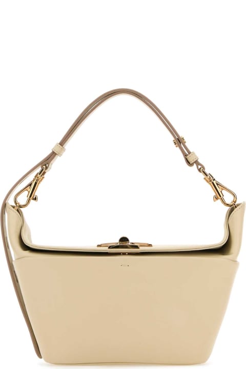 Tod's Totes for Women Tod's Sand Leather Shoulder Bag