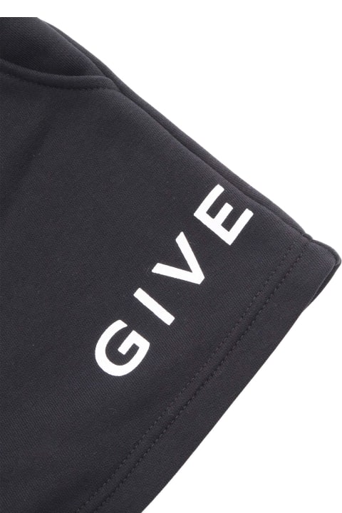 ウィメンズ Givenchyのボトムス Givenchy Black Shorts With Logo