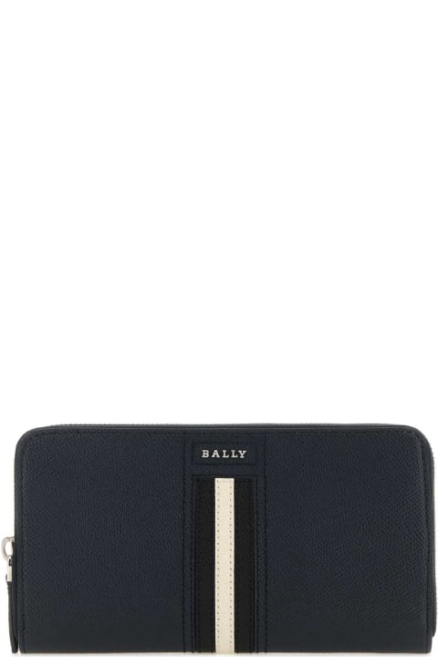 Fashion for Men Bally Midnight Blue Leather Wallet