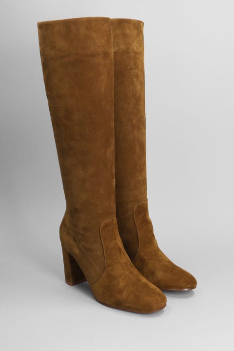 Lola Cruz Boots for Women Lola Cruz High Heels Boots In Leather Color Suede