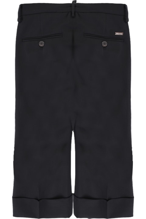 Bottoms for Boys Dsquared2 Wool Pants