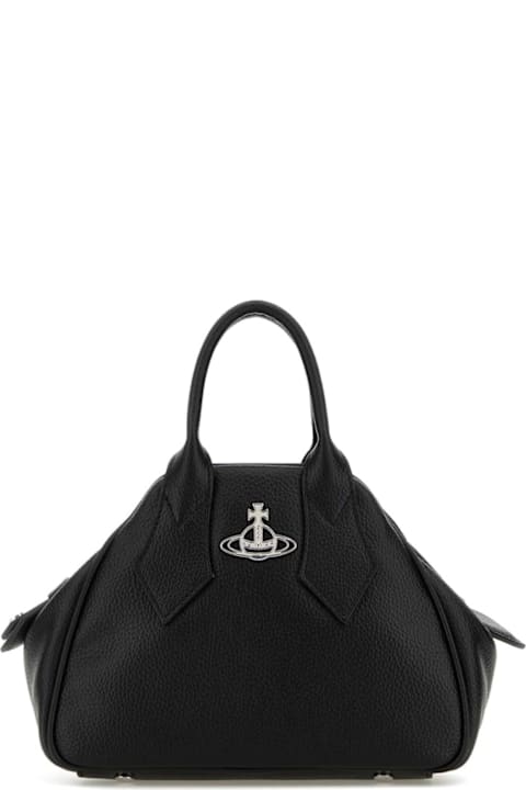 Vivienne Westwood Totes for Women Vivienne Westwood Small Yasmine Orb Plaque Tote Bag