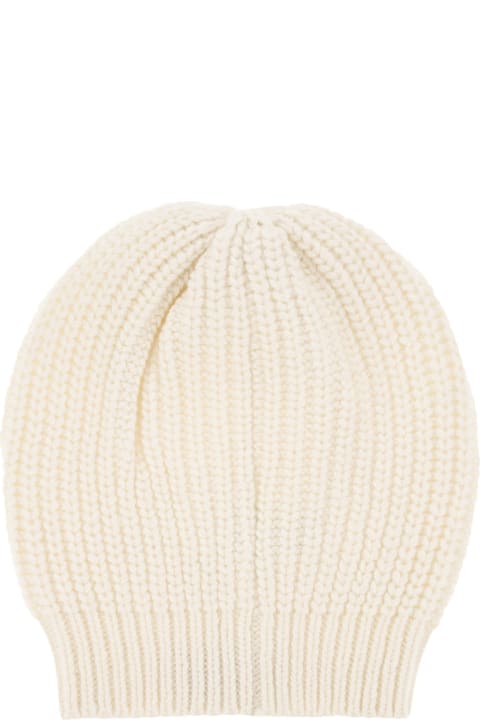 Hats for Women Brunello Cucinelli Diamante Cashmere And Silk Knit Papalina
