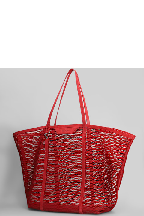 Bags for Women The Attico Via Del Mare Tote In Red Polyester
