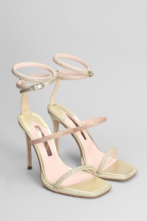 Sophia Webster Sandals for Women Sophia Webster Callista Sandals In Gold Leather