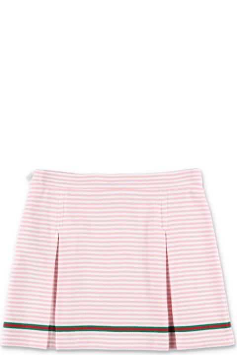 Gucci Bottoms for Girls Gucci Kid - Embroidered Skirt