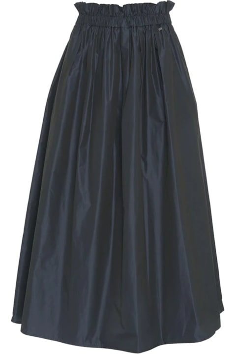 Homeware Herno New Techno Taffe Midi Skirt