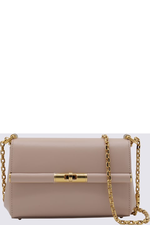 Dolce & Gabbana for Women Dolce & Gabbana Nude Leather Marlene Crossbody Bag