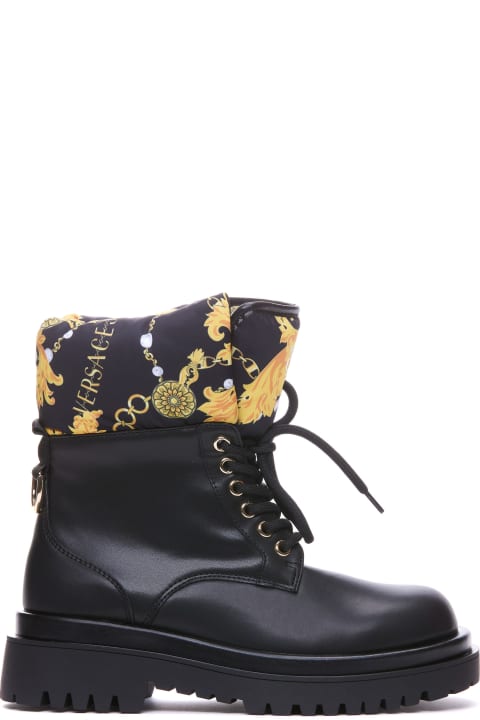 Versace Jeans Couture Boots for Women Versace Jeans Couture Couture Chain Ankle Booties