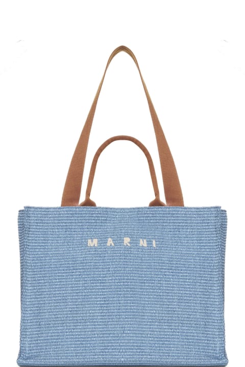 Marni Bags for Women Marni Blue Big Tote Bag